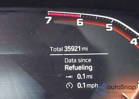 2021 BMW X6 M50I z USA, uszkodzony, nr VIN 5UXCY8C06M9H32393